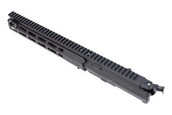 7075 aluminum top rail secured with stainless steel screws on Mod 3 upper